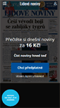 Mobile Screenshot of lidovenoviny.cz